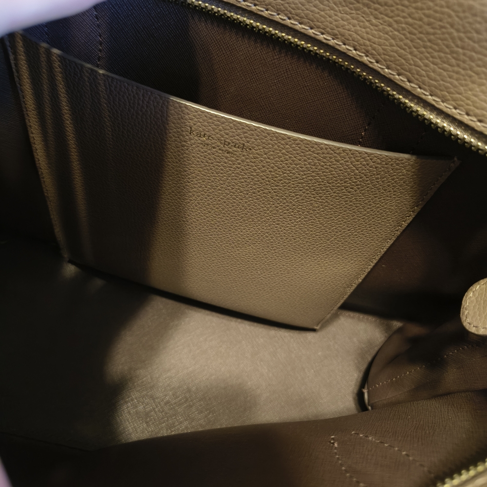 kate spade Eva Leather Tote Taupe - Picture 4 of 4